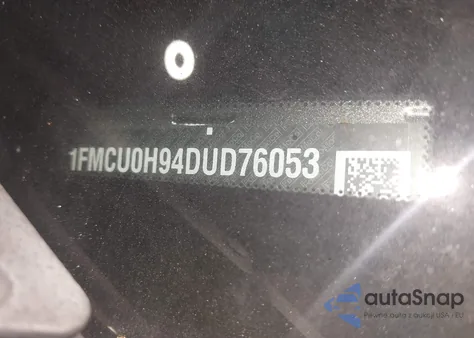 2013 Ford Escape Sel из США, поврежденный, VIN 1FMCU0H94DUD76053